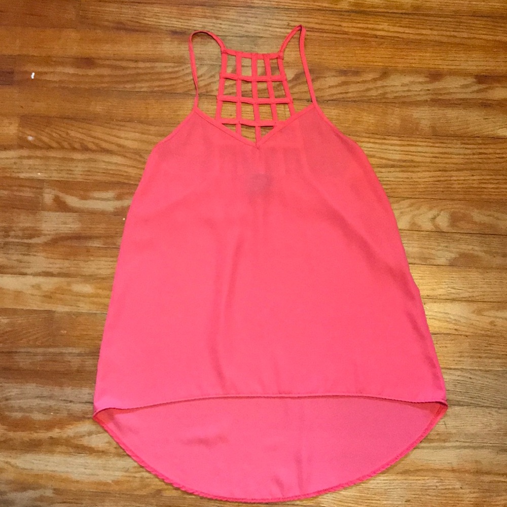 Pink tank top